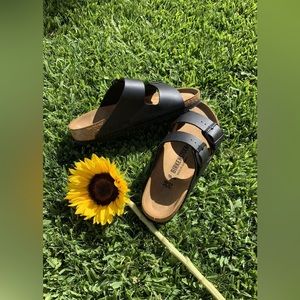Birkenstock Arizona Birko-Flor Sandals Black WS7